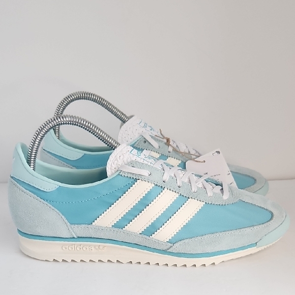 adidas Shoes - Adidas SL 72 OG Women's Light Blue and White Sneakers